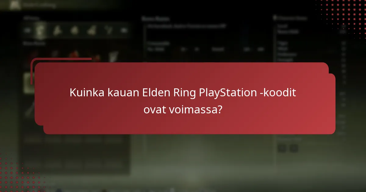 Mitkä ovat alueelliset rajoitukset Elden Ring PlayStation -koodeille?