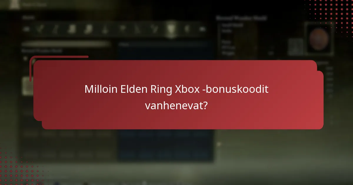 Mitkä mainoskoodit voin käyttää Elden Ringille Xboxilla?
