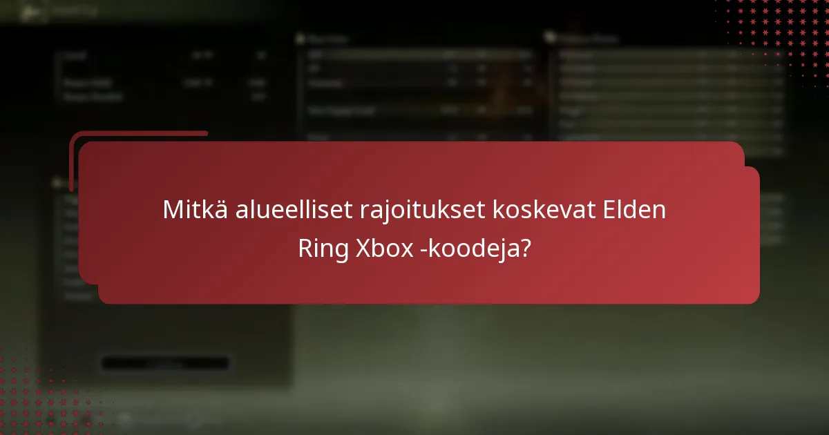 Kuinka kauan Elden Ring Xbox -koodit ovat voimassa?