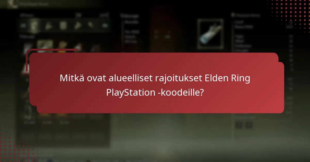 Kuinka lunastaa Elden Ring -koodi PlayStationilla?